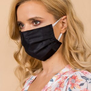 Black Cotton Protective Mask