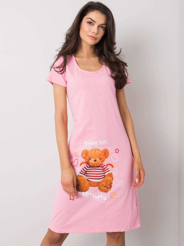 Pink Cotton Nightgown