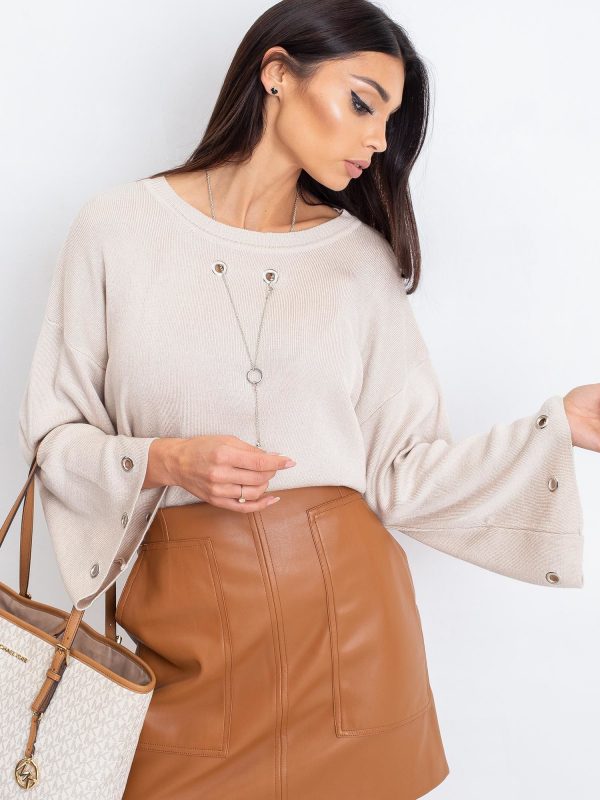 Beige Hola sweater