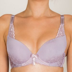 INTIMIDAO Grey Push Up Bra