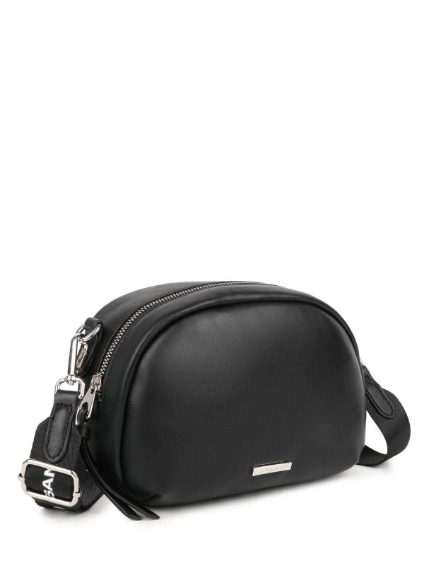 Black bag with detachable strap LUIGISANTO