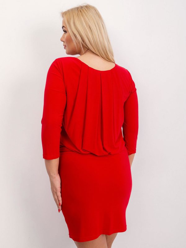 Ashe Red Plus Size Dress