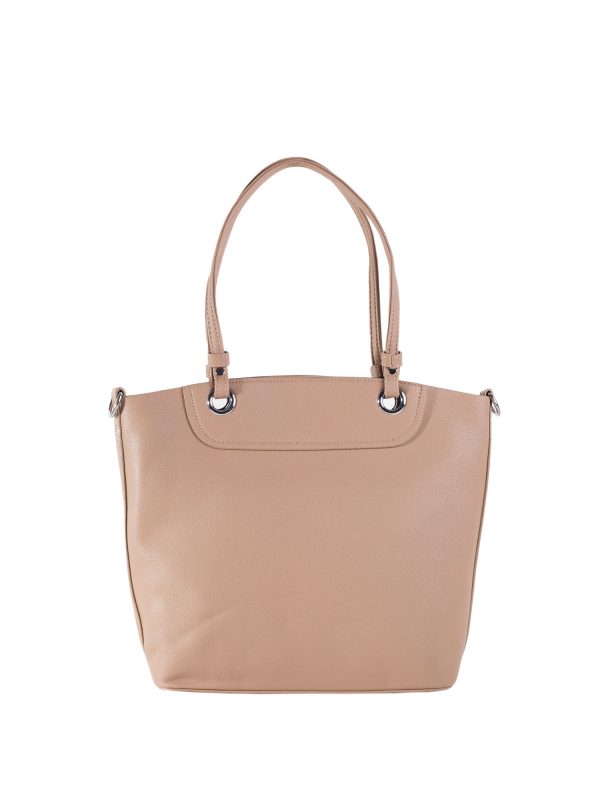 Beige Urban Style Shoulder Bag