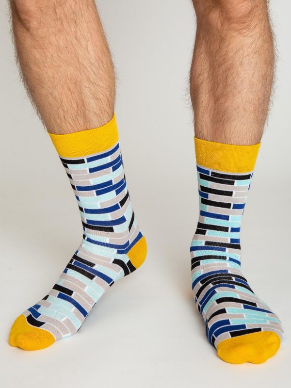 Men's Cotton Socks in Colorful Designs