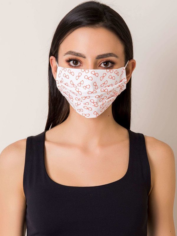 Protective mask with colorful print