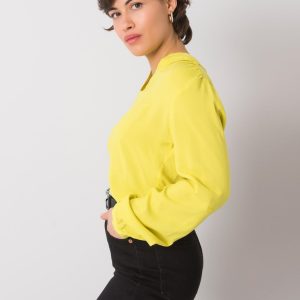 Lime blouse Davina RUE PARIS