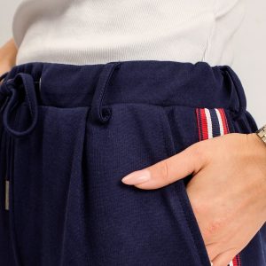 Navy Blue Nancy Trousers