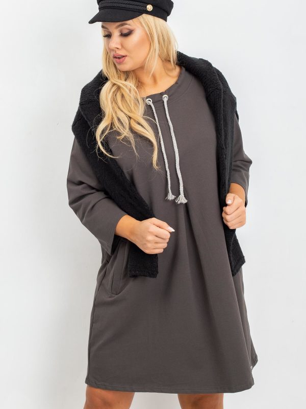 Khaki tunic plus size Alexa