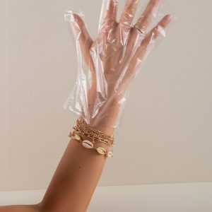 Protective foil gloves 1000 packs of 100 pieces