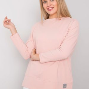 Kalise Dirty Pink Smooth Plus Size Blouse