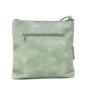 Light green handbag with pockets