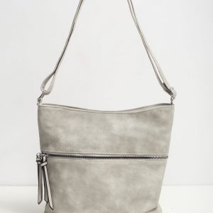 Grey bag with zipper