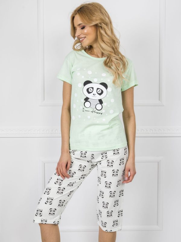 Light Green Cotton Pyjamas