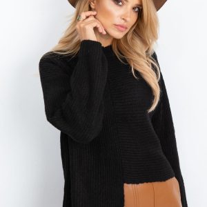 RUE PARIS Black Sweater Sunset