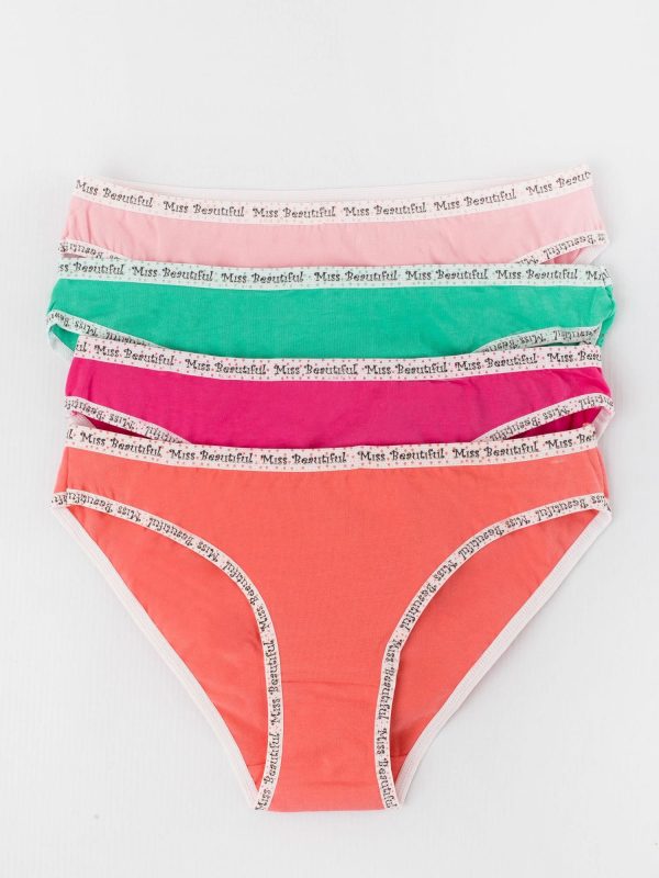 Colorful Women's Printed Panties 4-Pack