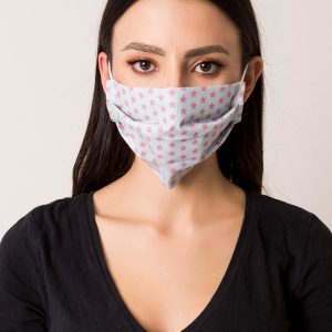 Grey-pink protective mask