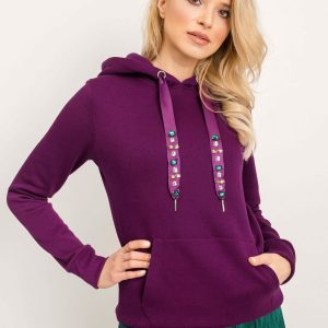 Dark purple sweatshirt Marissa