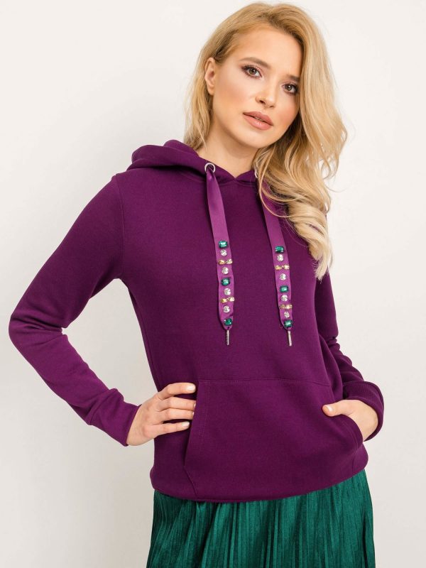 Dark purple sweatshirt Marissa