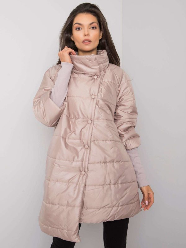 Beige quilted jacket Carlota