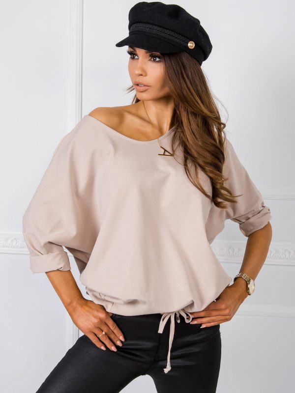 Beige blouse Serafine