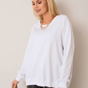 White sweatshirt Leila RUE PARIS