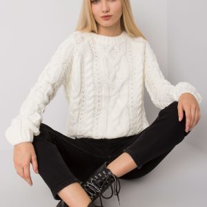 Ecru sweater in braids Milford RUE PARIS