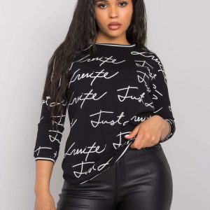 Julissa black plus size blouse