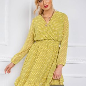 Gabby RUE PARIS light green dress