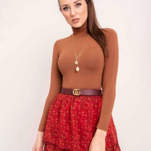 RUE PARIS Dark red skirt Marisa