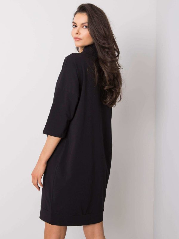 Black Casual Dress Otranto