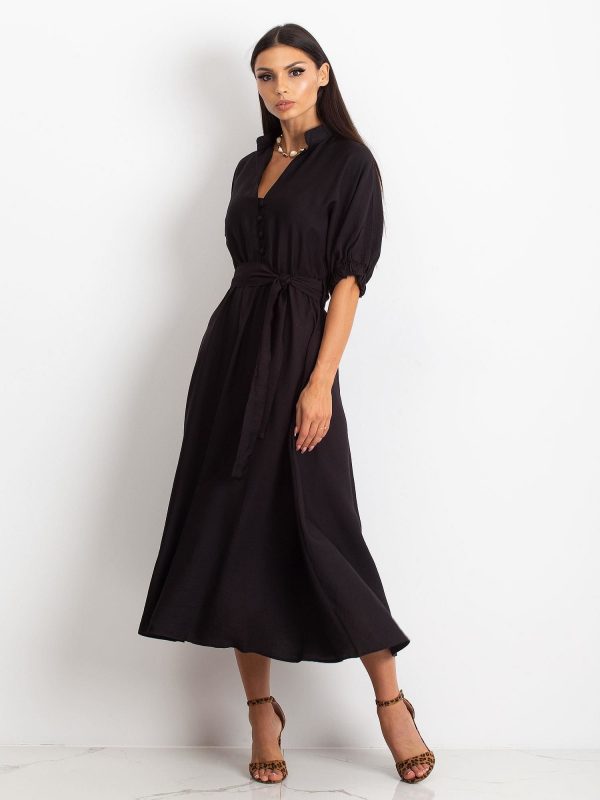 RUE PARIS Black Dress June