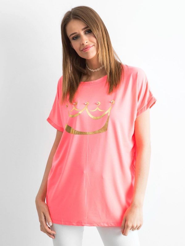 Fluo pink t-shirt Kingdom