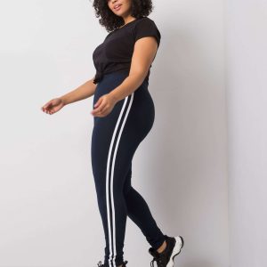 Millie's Navy Plus Size Cotton Leggings