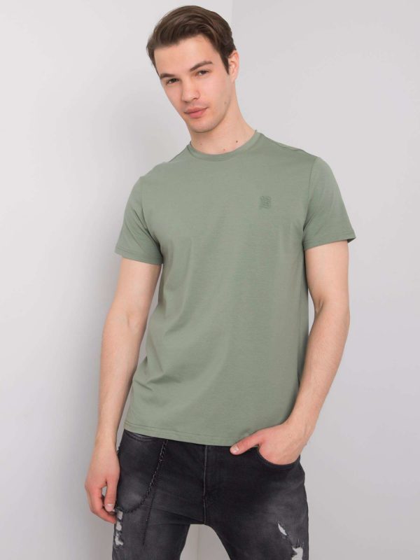 Khaki t-shirt for men basic Kenneth LIWALI