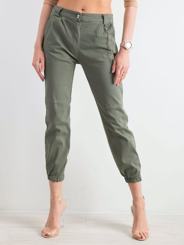 Khaki Cotton Pants