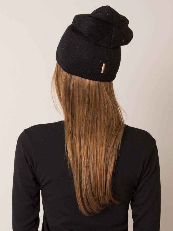 Black beanie RUE PARIS