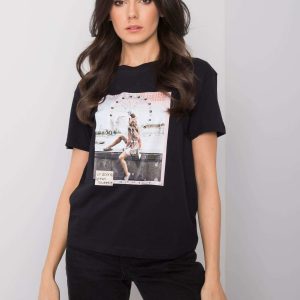 Black T-shirt Livia