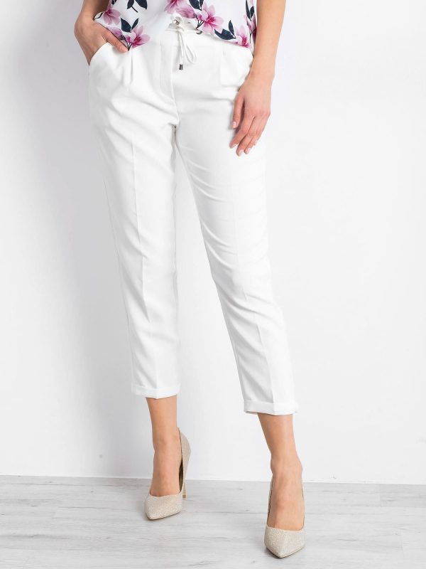 White Arbitration Pants