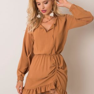 Dreaming RUE PARIS Light Brown Dress