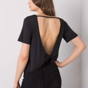 Black casual blouse Giselle RUE PARIS