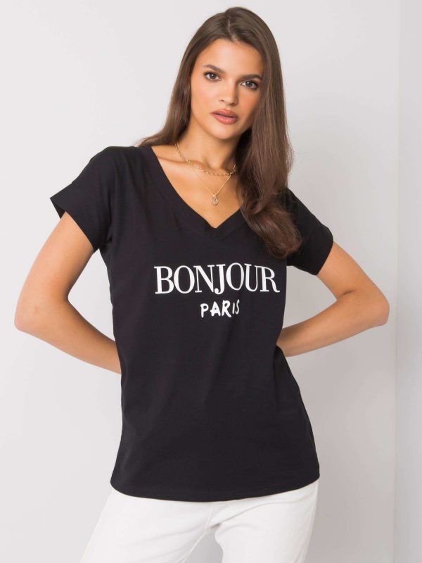 Black t-shirt with Emille inscription