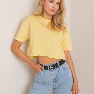 Pale yellow t-shirt Vicky RUE PARIS