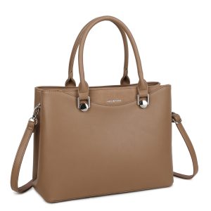 Women's camel bag made of eco leather LUIGISANTO