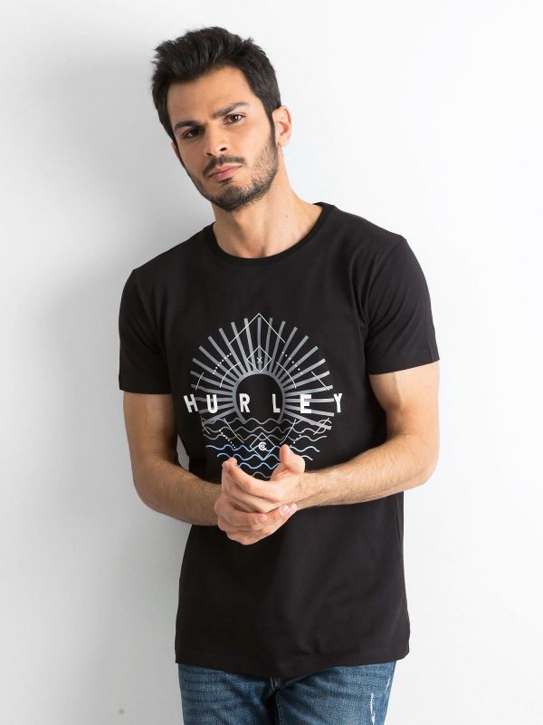 Black Men's Cotton T-Shirt