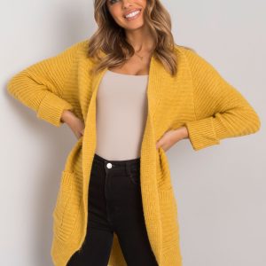 Yellow Broadland RUE PARIS Knitted Cardigan