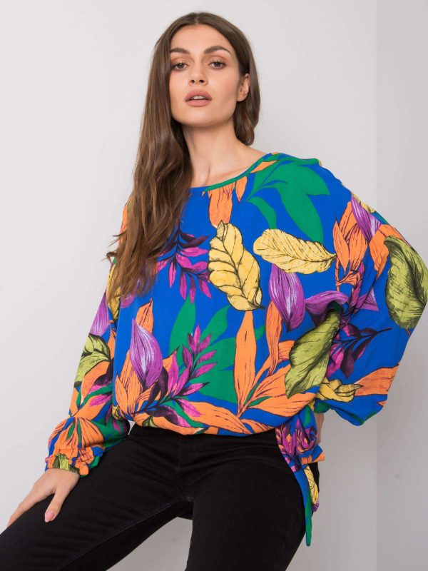 Blue Oversized Blouse Ainara