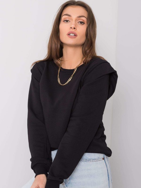 Black Sweatshirt Latina RUE PARIS