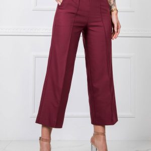 Burgundy pants Montana RUE PARIS