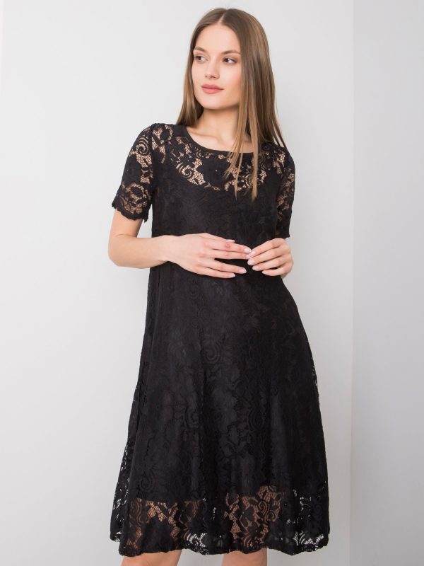 Madeline Black Lace Dress