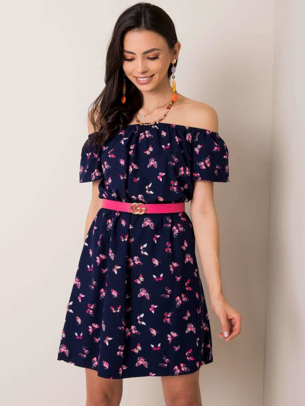 Navy blue dress Alaina